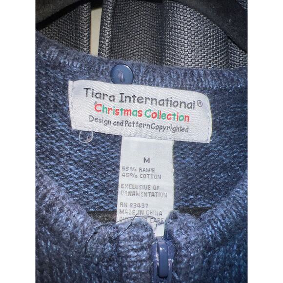 Ugly Christmas Sweater Xmas Cardigan Size Medium - Picture 2 of 3